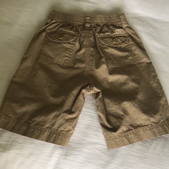 Osh Kosh floral embroidered drawstring khaki short - Picture 6 of 7